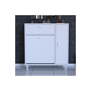 Yenice 90 X 97,5 X 32,5 Cm Çamaşır Hazneli Çok Amaçlı Banyo & Mutfak Dolabı