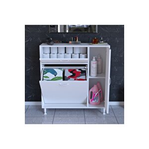 Yenice 90 X 97,5 X 32,5 Cm Çamaşır Hazneli Çok Amaçlı Banyo & Mutfak Dolabı