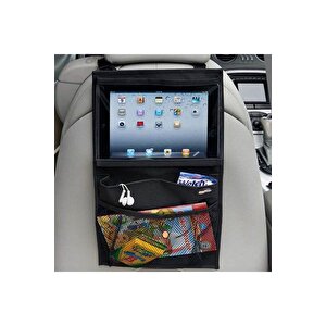 Araba Araç Içi Oto Koltuk Arkası Şeffaf Koruyucu Kılıf Tablet Tutucu Stand Araç Içi Düzenleyici
