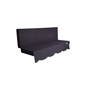 Mi̇rzade Sofa Soft Kumaş Tentesi̇z 28 Dns Sünger  Salincak Mi̇nderi̇-sofa Salıncak Siyah