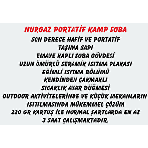 Portatif Kamp Soba Ng 506