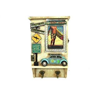 Himarry Dekoratif Kutu Anahtarlık Çerçeveli Askılık Vintage Hediyelik