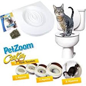 Citi Kitty Kedi Tuvaleti Kedi Klozet Eğitim Seti