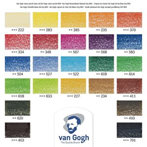 Van Gogh Colour Pencil 24lü Set