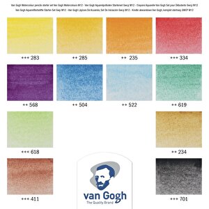 Van Gogh Watercolour Pencil 12`li̇ Set