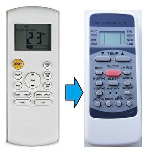 Dayrelax Klima Kumandası Rg57b Bge