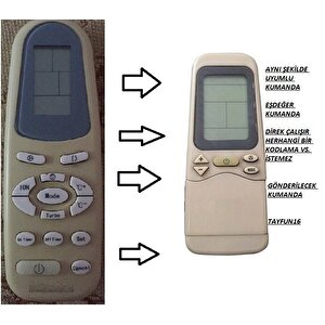Vestel Klima Kumandası-eşdeğer
