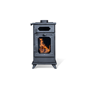 Etinova Pelet Sobası M002 Mini Fırınlı Pelet Sobası