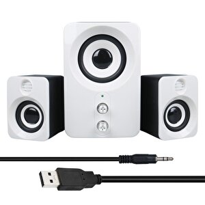 Magicvoice Ft-10 2+1 3x3 Watt Aux Multimedia Seti Usb Speaker - Hoparlör