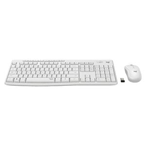Mk295 Q Tr Beyaz Kablosuz Klavye+Mouse Set