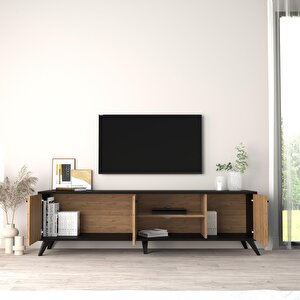 Bimossa E1030 Lisa Tv Ünitesi Siyah-sepet 180cm
