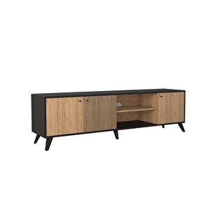 Bimossa E1030 Lisa Tv Ünitesi Siyah-sepet 180cm