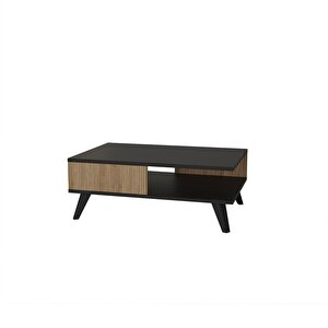 Bimossa O1220 Lisa Orta Sehpa 83 Cm Siyah/sepet