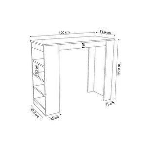 Bimossa L1020 Falez Bar Masası Sepet-lotus