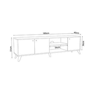 Bimossa E1020 Lisa Tv Ünitesi Kemençe 180cm