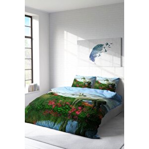 King Size Unicorn 3d Çift Kişilik Nevresim Takımı