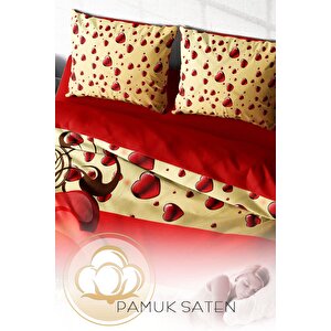 King Size Sevgililer Günü Vı 3d Çift Kişilik Nevresim Takımı