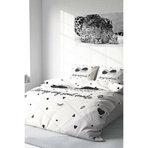 King Size Soul Mate 3d Pamuk Saten Çift Kişilik Nevresim Takımı