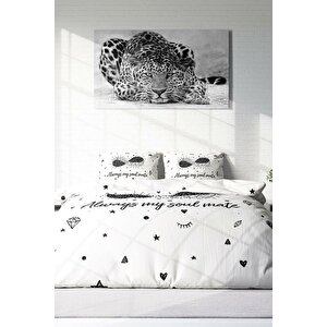 King Size Soul Mate 3d Pamuk Saten Çift Kişilik Nevresim Takımı