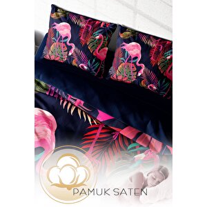 King Size Flamingo I 3d Çift Kişilik Nevresim Takımı