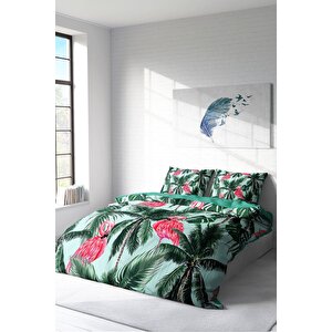 King Size Flamingo Iı 3d Çift Kişilik Nevresim Takımı