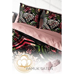 King Size Roses Pattern 3d Tek Kişilik Nevresim Takımı