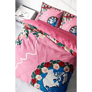 King Size Kadınlar Günü I 3d Çift Kişilik Nevresim Takımı