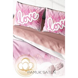 King Size Sevgililer Günü Ix 3d Çift Kişilik Nevresim Takımı