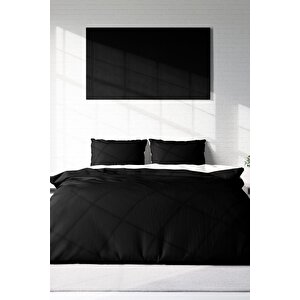 King Size Deluxe Çift Taraflı Pamuk Ranforce Çift Kişilik Nevresim Takımı