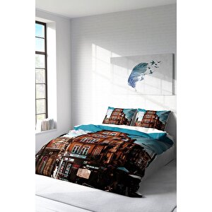 King Size Apartment Modern Çift Kişilik Nevresim Takımı