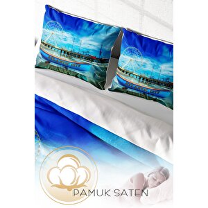 King Size Atalanta City Modern Çift Kişilik Nevresim Takımı