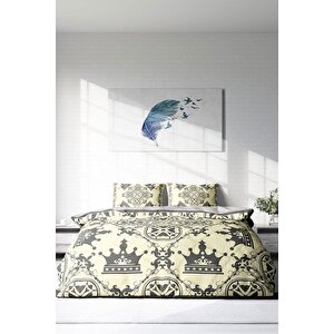 King Size King Royal Klasik Çift Kişilik Nevresim Takımı