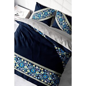 King Size Secret Garden Naturel Çift Kişilik Nevresim Takımı