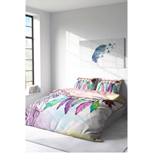 King Size Sleep 3d Pamuk Saten Çift Kişilik Nevresim Takımı