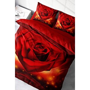 King Size Sevgililer Günü Vıı 3d Çift Kişilik Nevresim Takımı