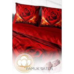 King Size Sevgililer Günü Vıı 3d Çift Kişilik Nevresim Takımı