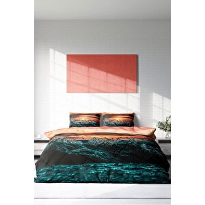 King Size Deniz 3d Çift Kişilik Nevresim Takımı