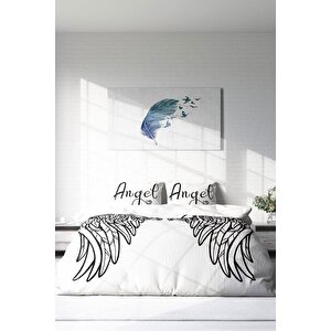 King Size Angel Wing Modern Çift Kişilik Nevresim Takımı