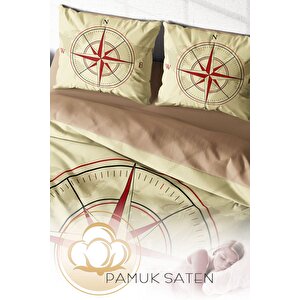 King Size Compass Klasik Çift Kişilik Nevresim Takımı
