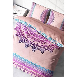 King Size Soft Mandala Klasik Çift Kişilik Nevresim Takımı