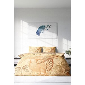 King Size Yusufçuk 3d Pamuk Saten Çift Kişilik Nevresim Takımı