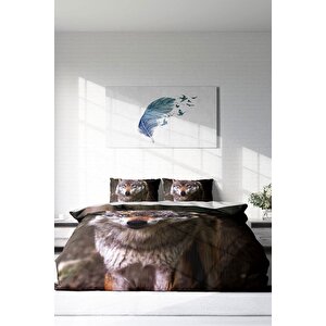 King Size Wolfeyes 3d Çift Kişilik Nevresim Takımı