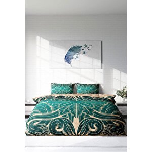 King Size Osmanlı Motifleri Iv 3d Çift Kişilik Nevresim Takımı