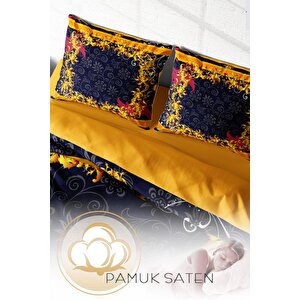 King Size Golden Baraque 3d Çift Kişilik Nevresim Takımı