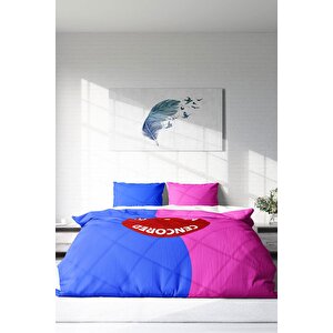 King Size Couple Area 3d Çift Kişilik Nevresim Takımı