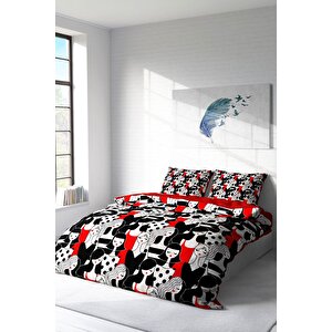 King Size Womans Pattern 3d Çift Kişilik Nevresim Takımı