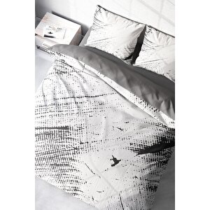 King Size Lux Marble 3d Pamuk Saten Çift Kişilik Nevresim Takımı