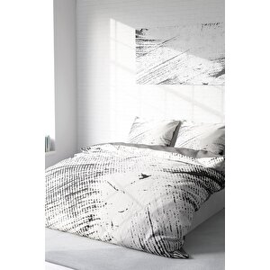 King Size Lux Marble 3d Pamuk Saten Çift Kişilik Nevresim Takımı