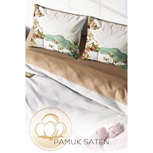 King Size Butterflys 3d Çift Kişilik Nevresim Takımı