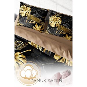 King Size Black Casual 3d Çift Kişilik Nevresim Takımı